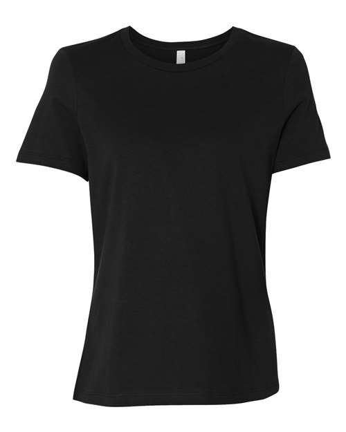 6400 Women’s Relaxed Jersey Tee - Black