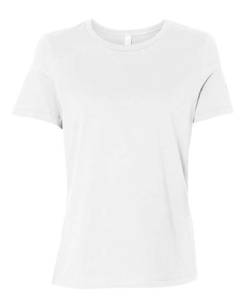 6400 Women’s Relaxed Jersey Tee - White