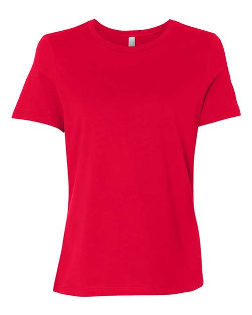 6400 Women’s Relaxed Jersey Tee - Red