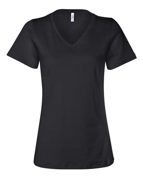 6405 Women’s Relaxed Jersey V-Neck Tee