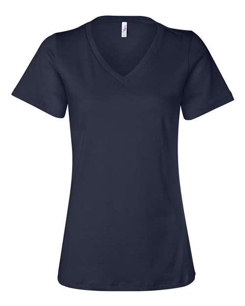 6405 Women’s Relaxed Jersey V-Neck Tee