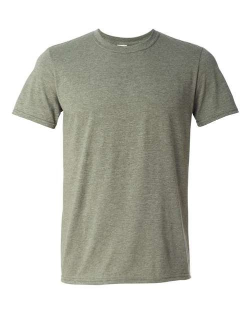 Gildan Unisex Softstyle® T-Shirt 64000 - Heather Military Green