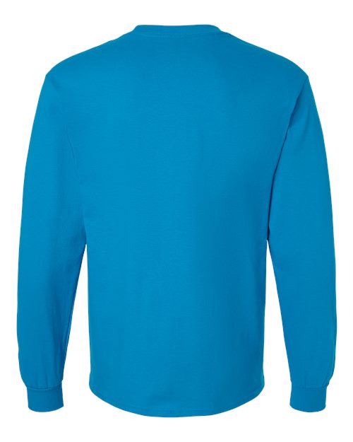 Gildan Unisex Ultra Cotton® Long Sleeve T-Shirt 2400 - Sapphire