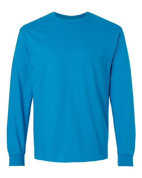 Gildan Unisex Ultra Cotton® Long Sleeve T-Shirt 2400 - Sapphire