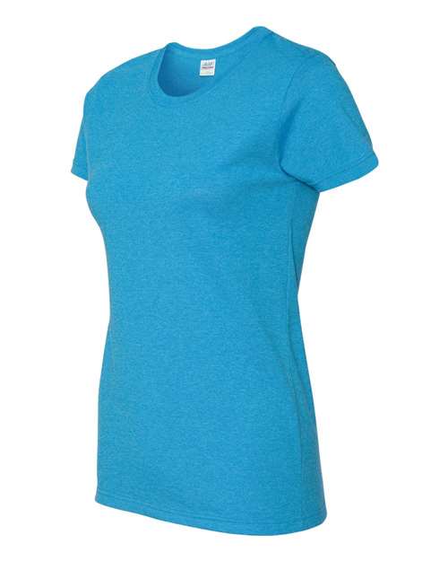 Gildan Women's Heavy Cotton™ T-Shirt 5000L - Heather Sapphire