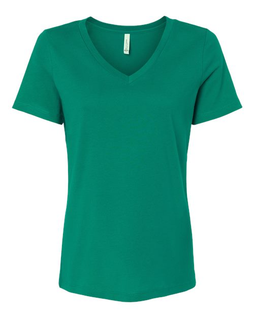 6405 Women’s Relaxed Jersey V-Neck Tee