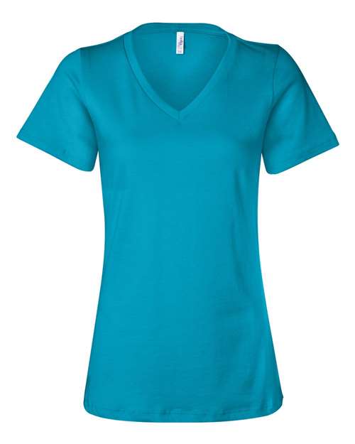 6405 Women’s Relaxed Jersey V-Neck Tee
