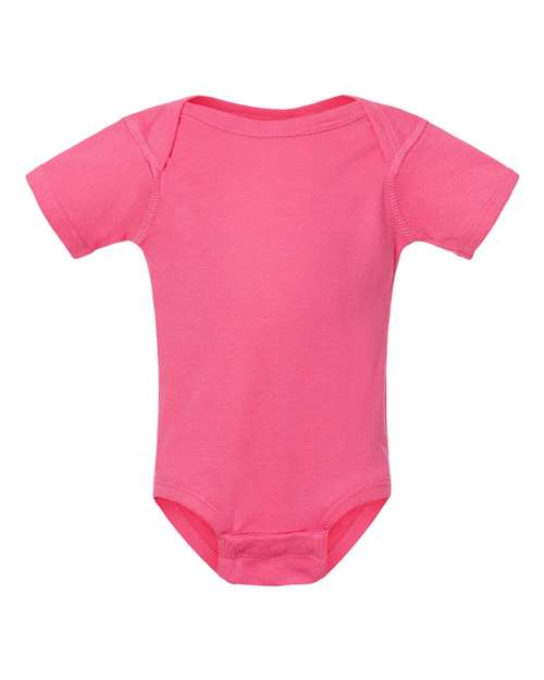 4400 Infant Baby Rib Bodysuit - Hot Pink