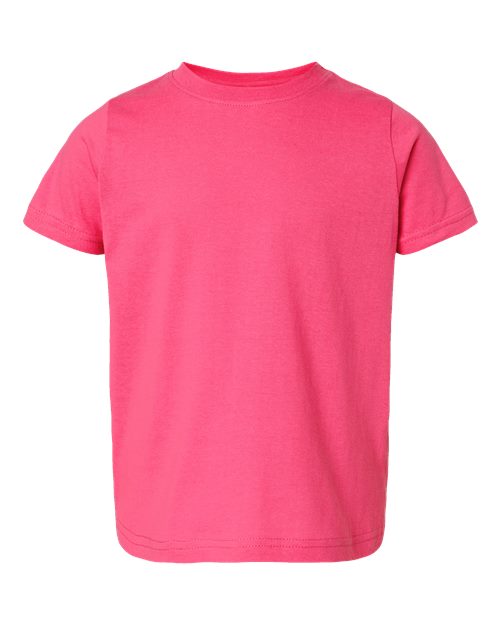 3321 Toddler Fine Jersey Tee - Hot Pink