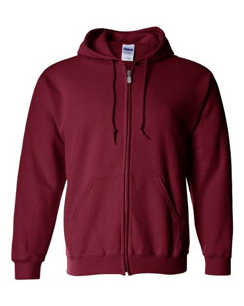 Gildan Unisex Heavy Blend™ Full-Zip Hooded Sweatshirt 18600 - Cardinal Red