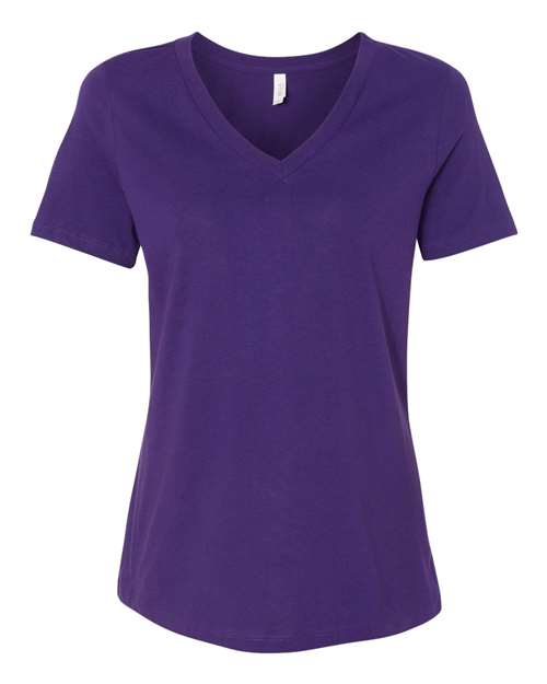 6405 Women’s Relaxed Jersey V-Neck Tee