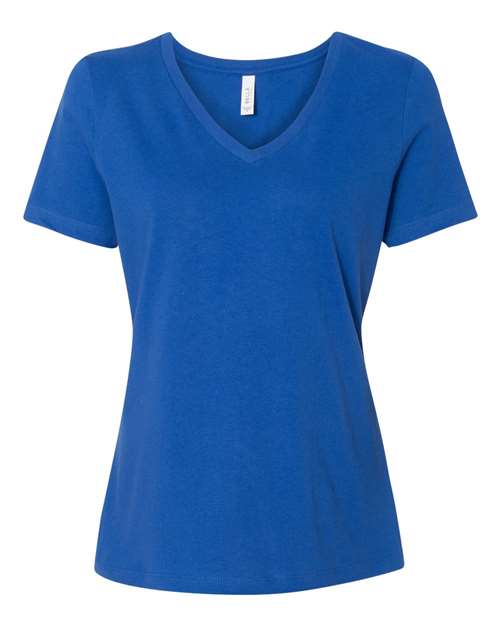 6405 Women’s Relaxed Jersey V-Neck Tee