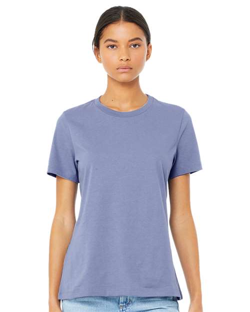 6400 Women’s Relaxed Jersey Tee - Lavender Blue