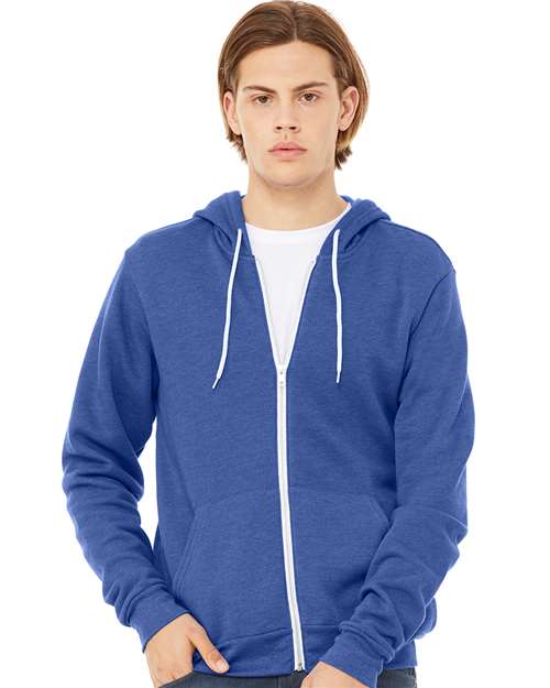 3739 Unisex Sponge Fleece Full-Zip Hoodie Sweatshirt
