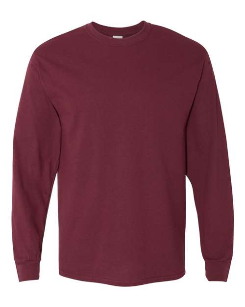 5400 Heavy Cotton™ Long Sleeve T-Shirt - Maroon