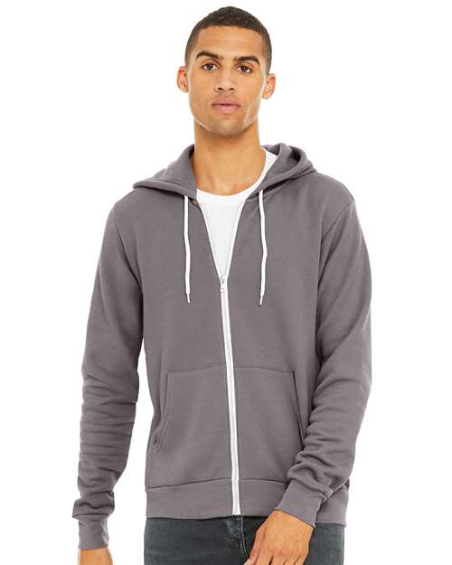 3739 Unisex Sponge Fleece Full-Zip Hoodie Sweatshirt