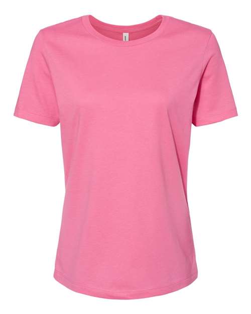 6400 Women’s Relaxed Jersey Tee - Charity Pink