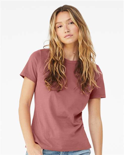 6400 Women’s Relaxed Jersey Tee - Mauve