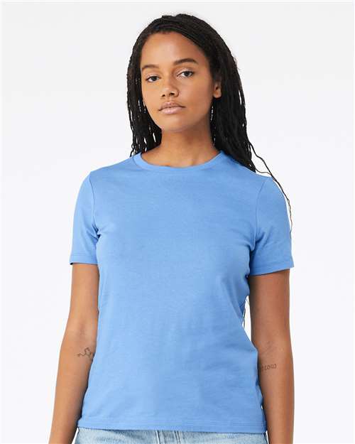 6400 Women’s Relaxed Jersey Tee - Carolina Blue
