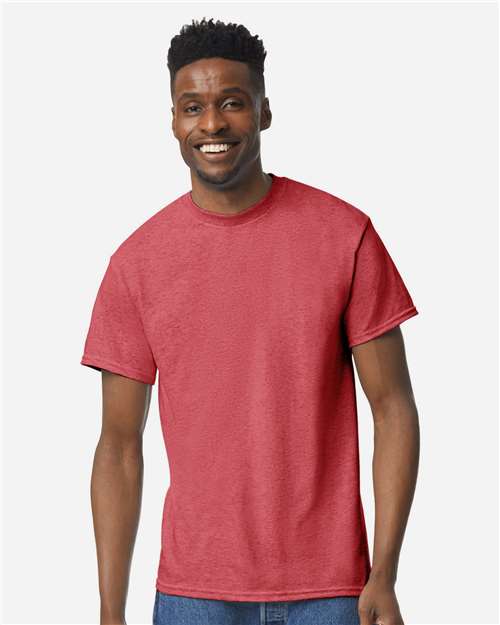 Gildan Unisex DryBlend® T-Shirt 8000 - Heather Scarlet Red