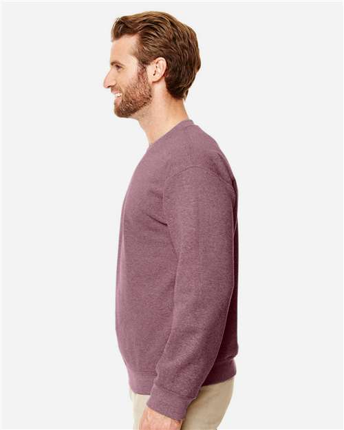 Gildan Unisex Heavy Blend™ Crewneck Sweatshirt 18000 - Heather Dark Maroon