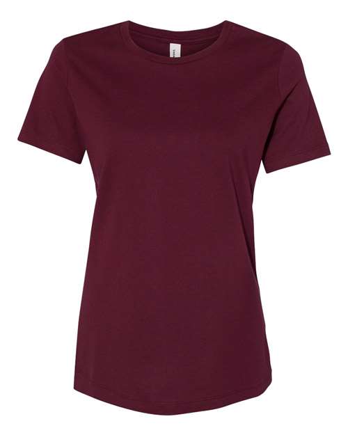6400 Women’s Relaxed Jersey Tee - Maroon