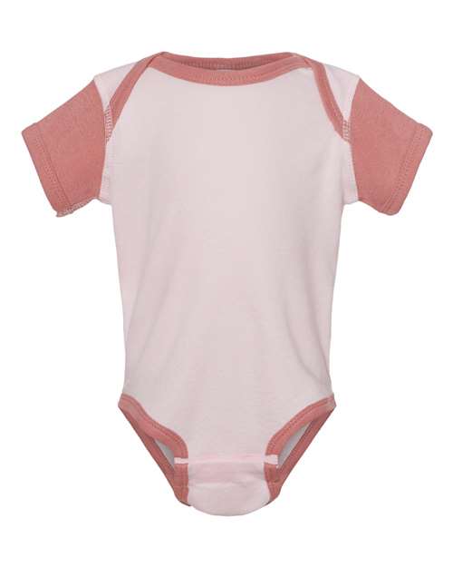 4400 Infant Baby Rib Bodysuit - Ballerina/ Mauvelous