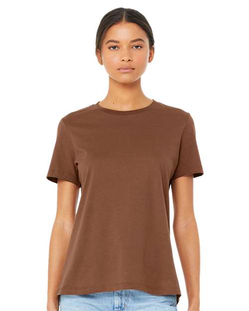 6400 Women’s Relaxed Jersey Tee - Chestnut