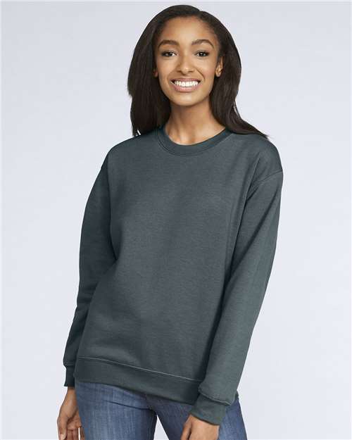 Gildan Unisex Softstyle® Midweight Crewneck Sweatshirt SF000 - Dark Heather