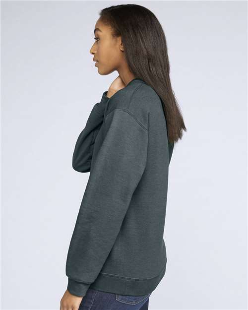 Gildan Unisex Softstyle® Midweight Crewneck Sweatshirt SF000 - Dark Heather