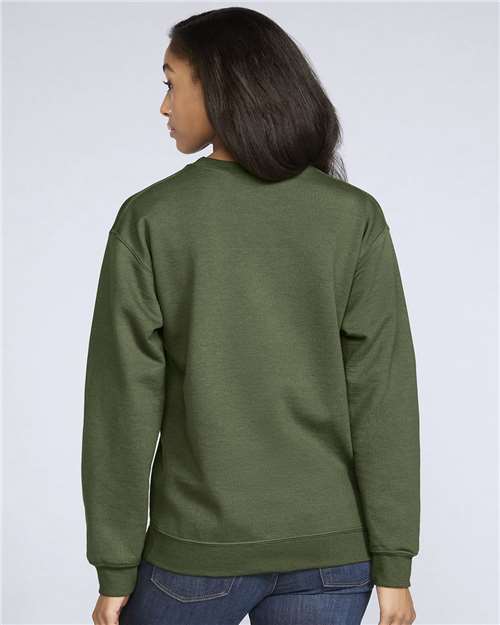 Gildan Unisex Softstyle® Midweight Crewneck Sweatshirt SF000 - Military Green