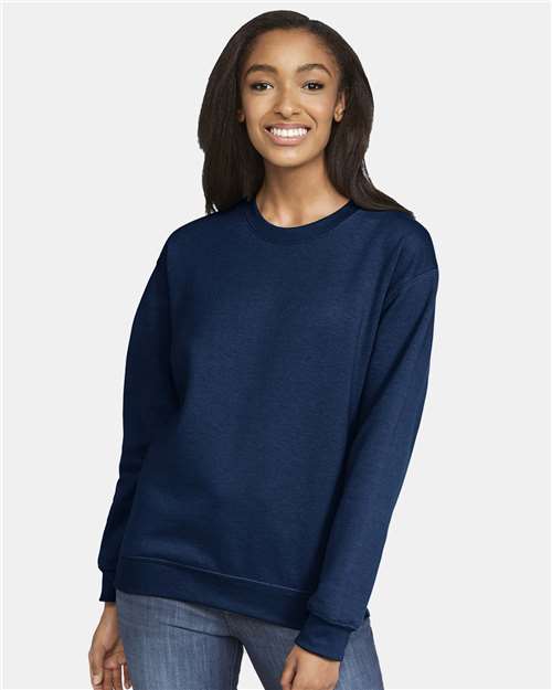Gildan Unisex Softstyle® Midweight Crewneck Sweatshirt SF000 - Navy