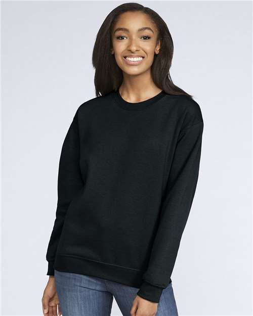 Gildan Unisex Softstyle® Midweight Crewneck Sweatshirt SF000 - Black