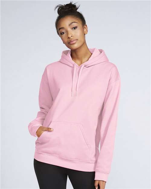 Gildan Unisex Softstyle® Midweight Hooded Sweatshirt SF500 - Light Pink