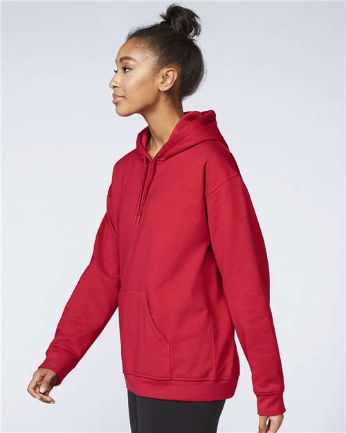 Gildan Unisex Softstyle® Midweight Hooded Sweatshirt SF500 - Red
