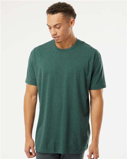 6210 Unisex CVC T-Shirt - Heather Forest Green