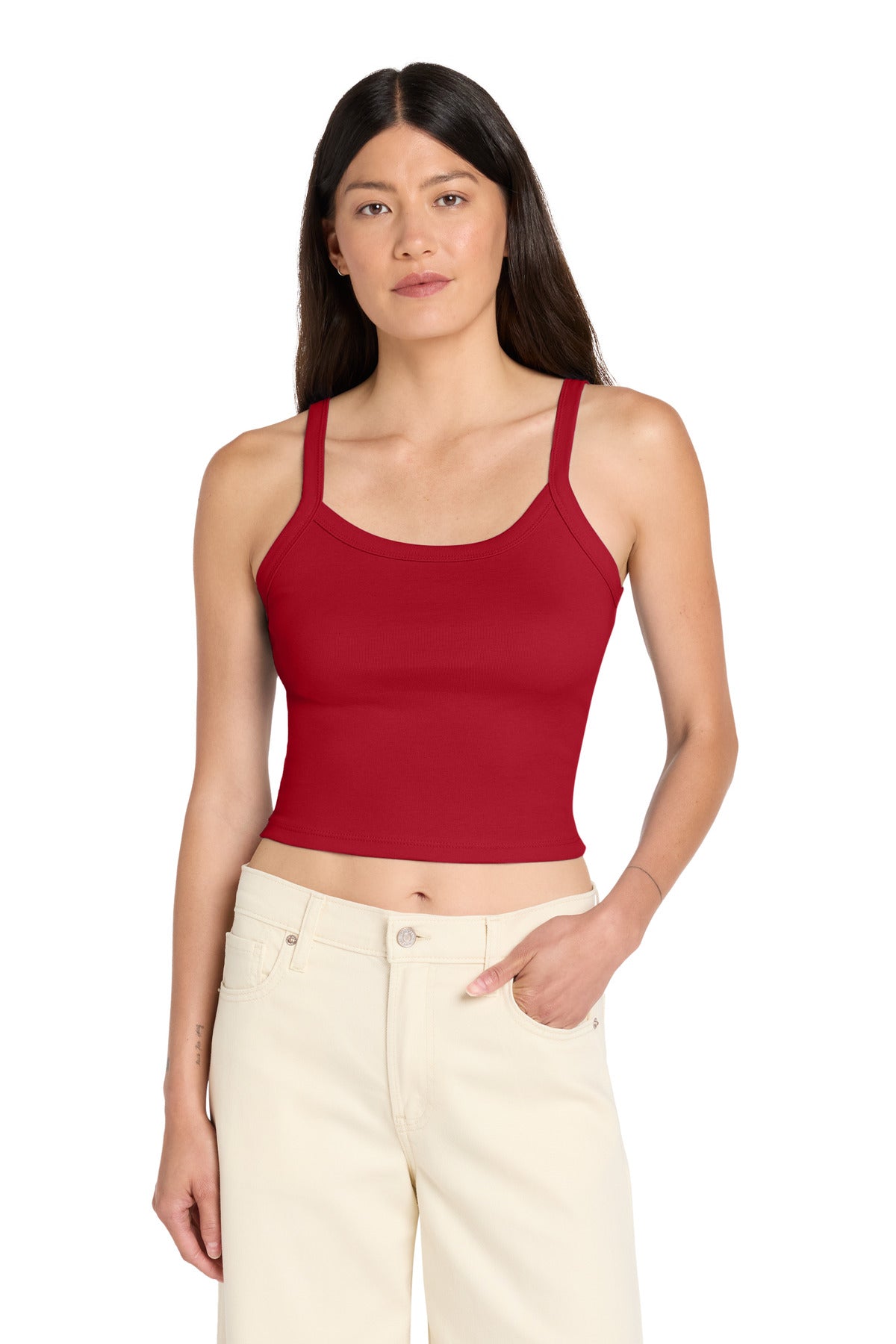 BELLA+CANVAS ® Women's Micro Rib Spaghetti Strap Tank BC1012