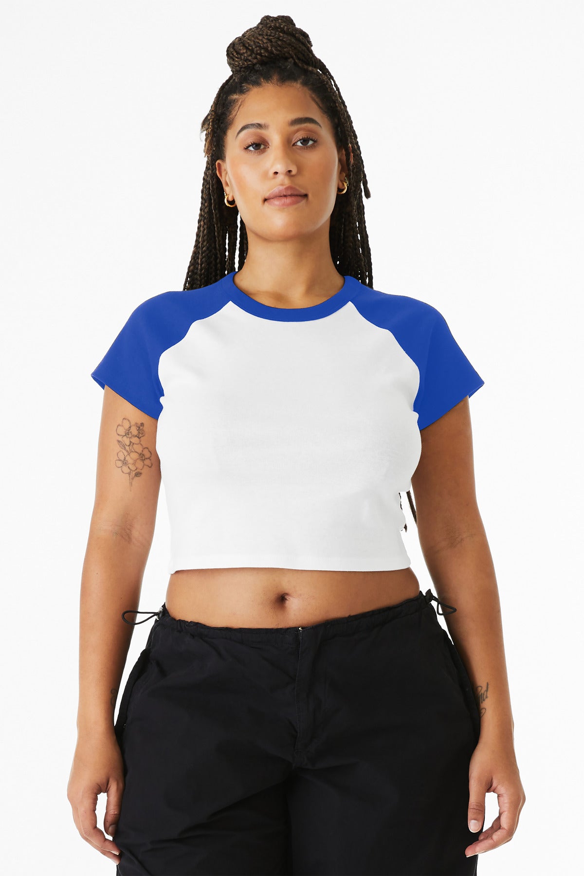 BELLA+CANVAS ® Women's Micro Rib Raglan Baby Tee BC1201