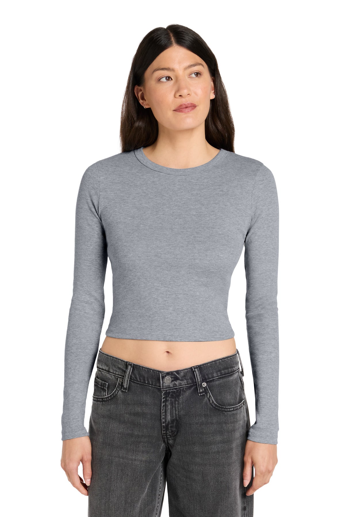 BELLA+CANVAS ® Women's Micro Rib Long Sleeve Baby Tee BC1501