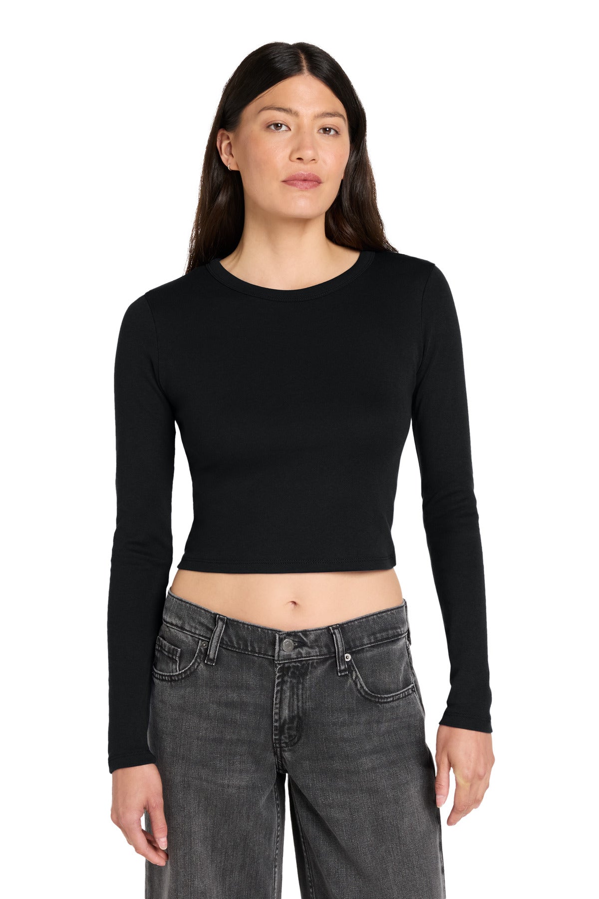 BELLA+CANVAS ® Women's Micro Rib Long Sleeve Baby Tee BC1501