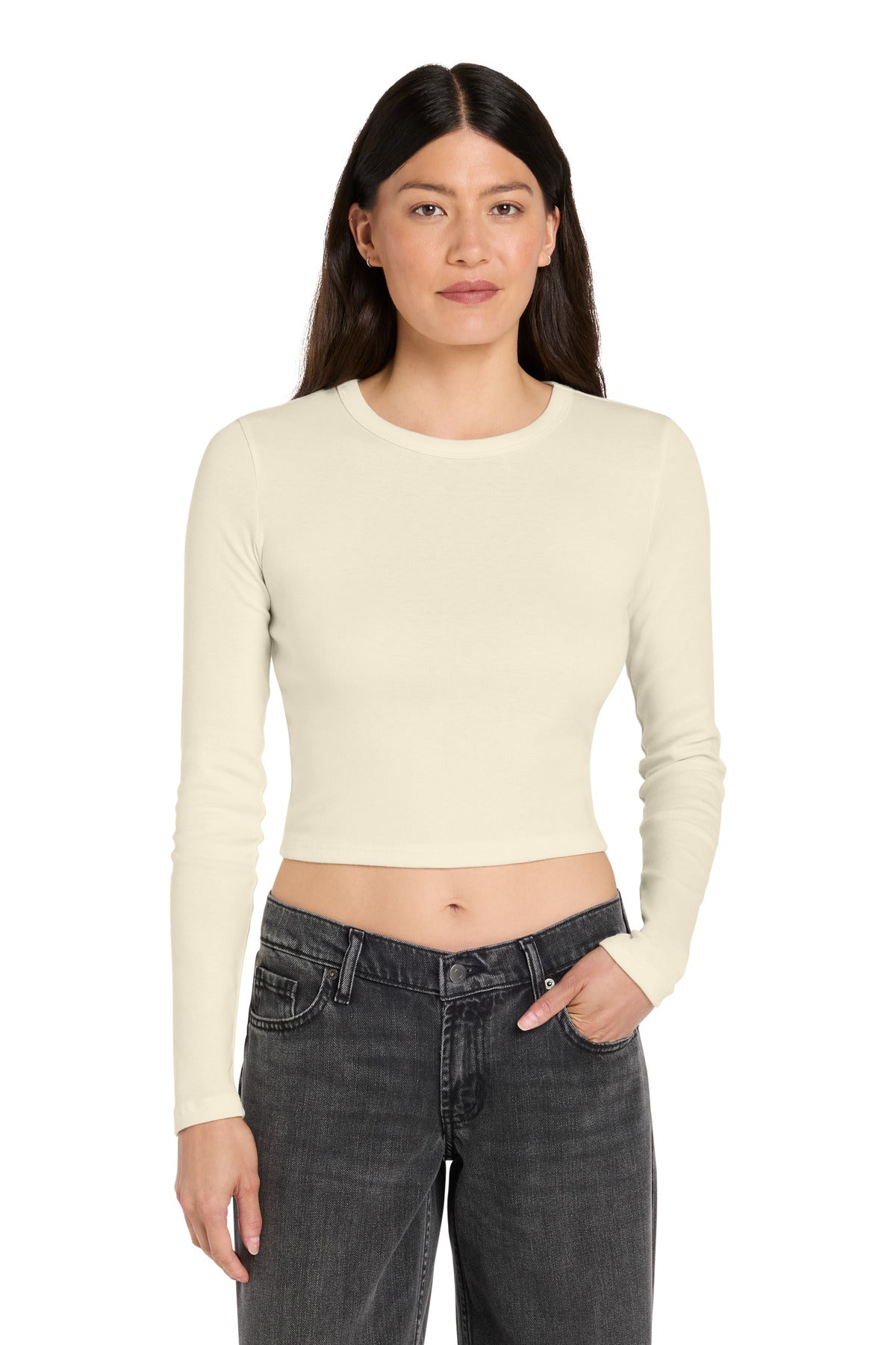 BELLA+CANVAS ® Women's Micro Rib Long Sleeve Baby Tee BC1501