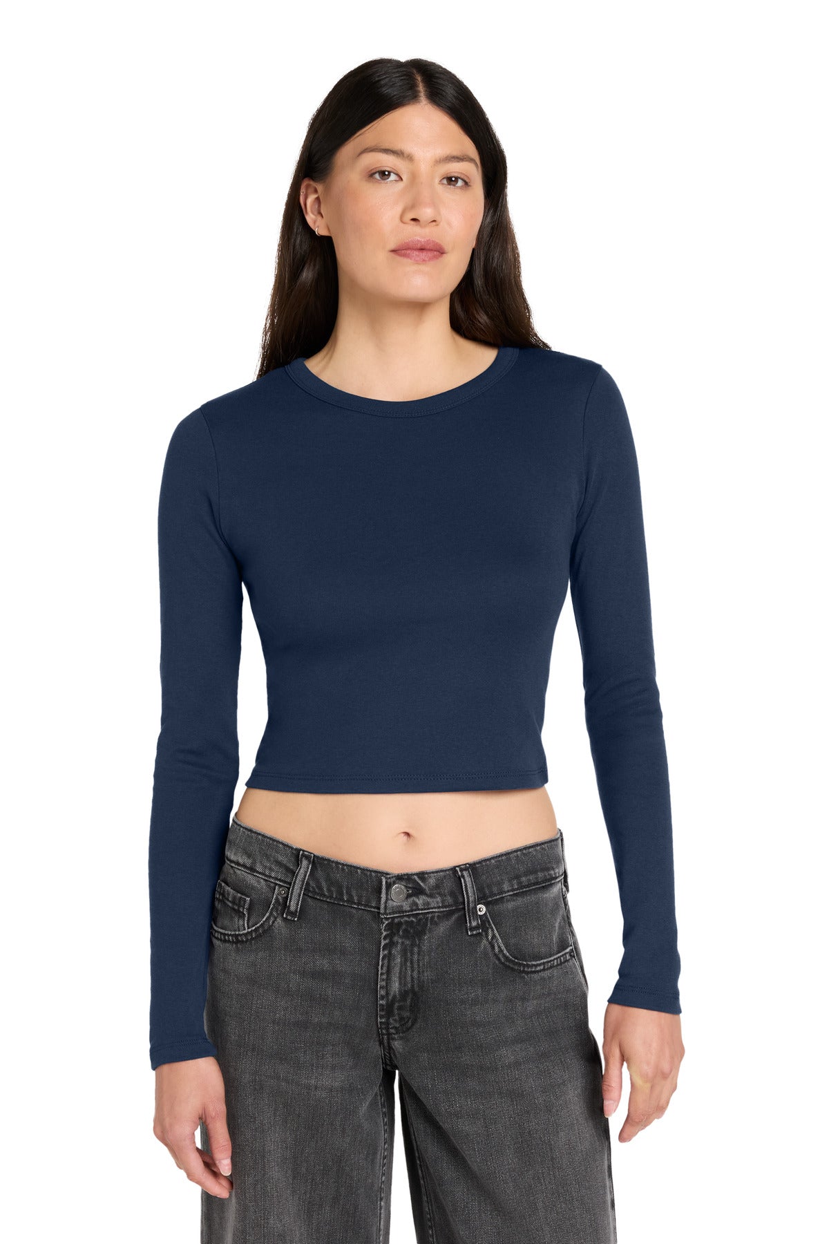 BELLA+CANVAS ® Women's Micro Rib Long Sleeve Baby Tee BC1501