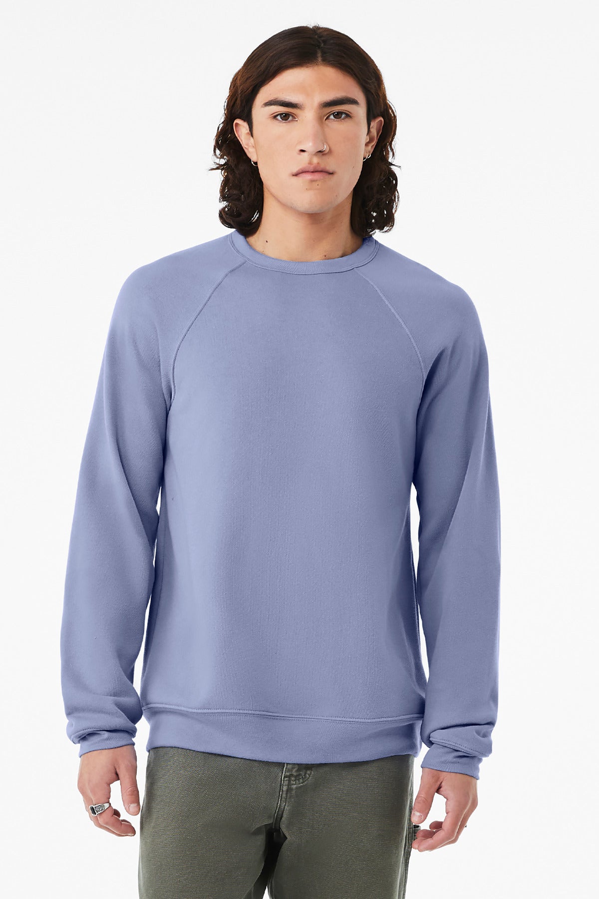 BELLA+CANVAS ® Unisex Sponge Fleece Raglan Sweatshirt. BC3901