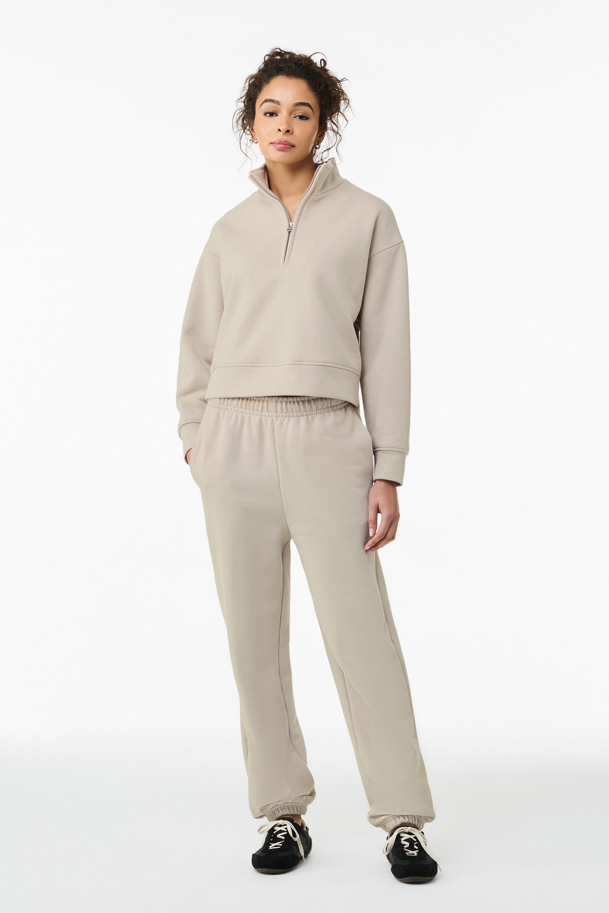 BELLA+CANVAS ® Women's 10-Ounce 1/2-Zip Pullover BC4540