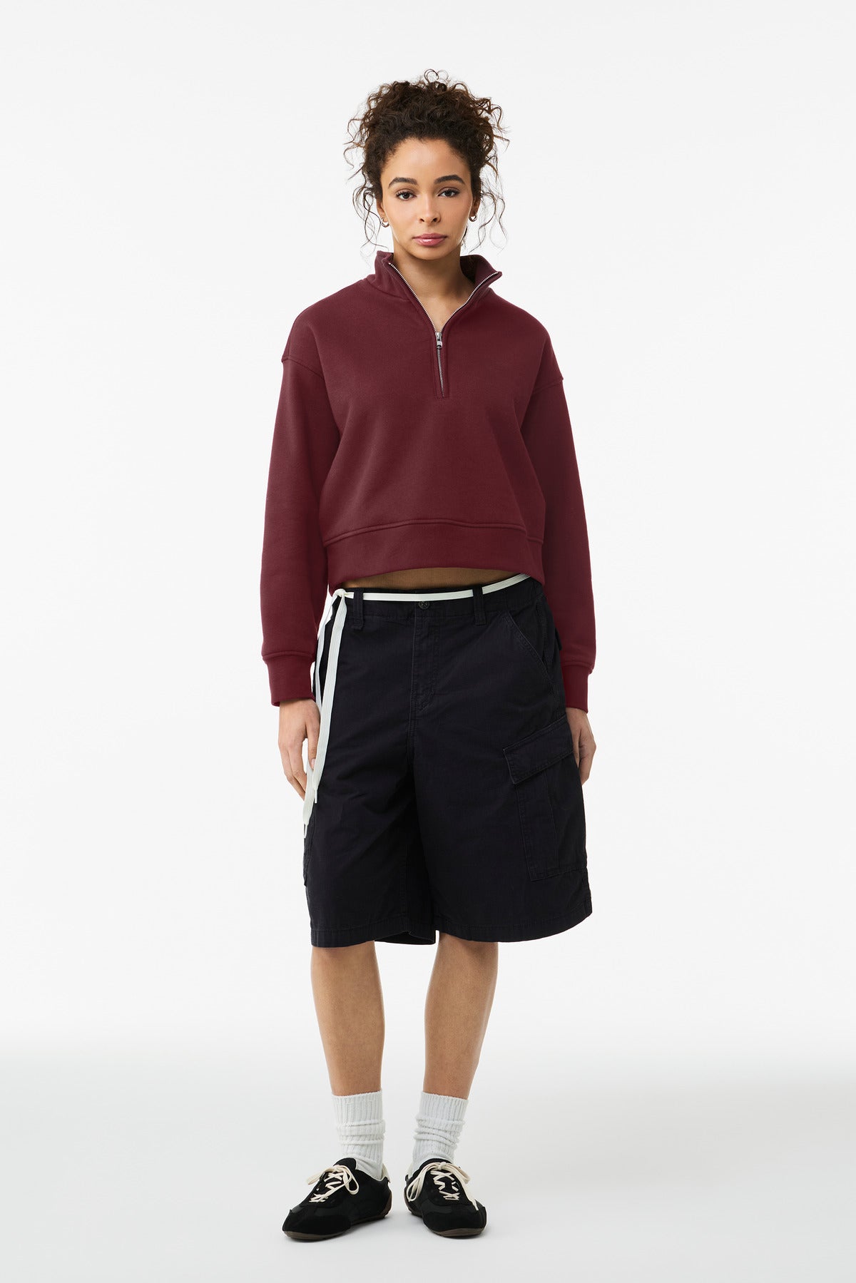 BELLA+CANVAS ® Women's 10-Ounce 1/2-Zip Pullover BC4540