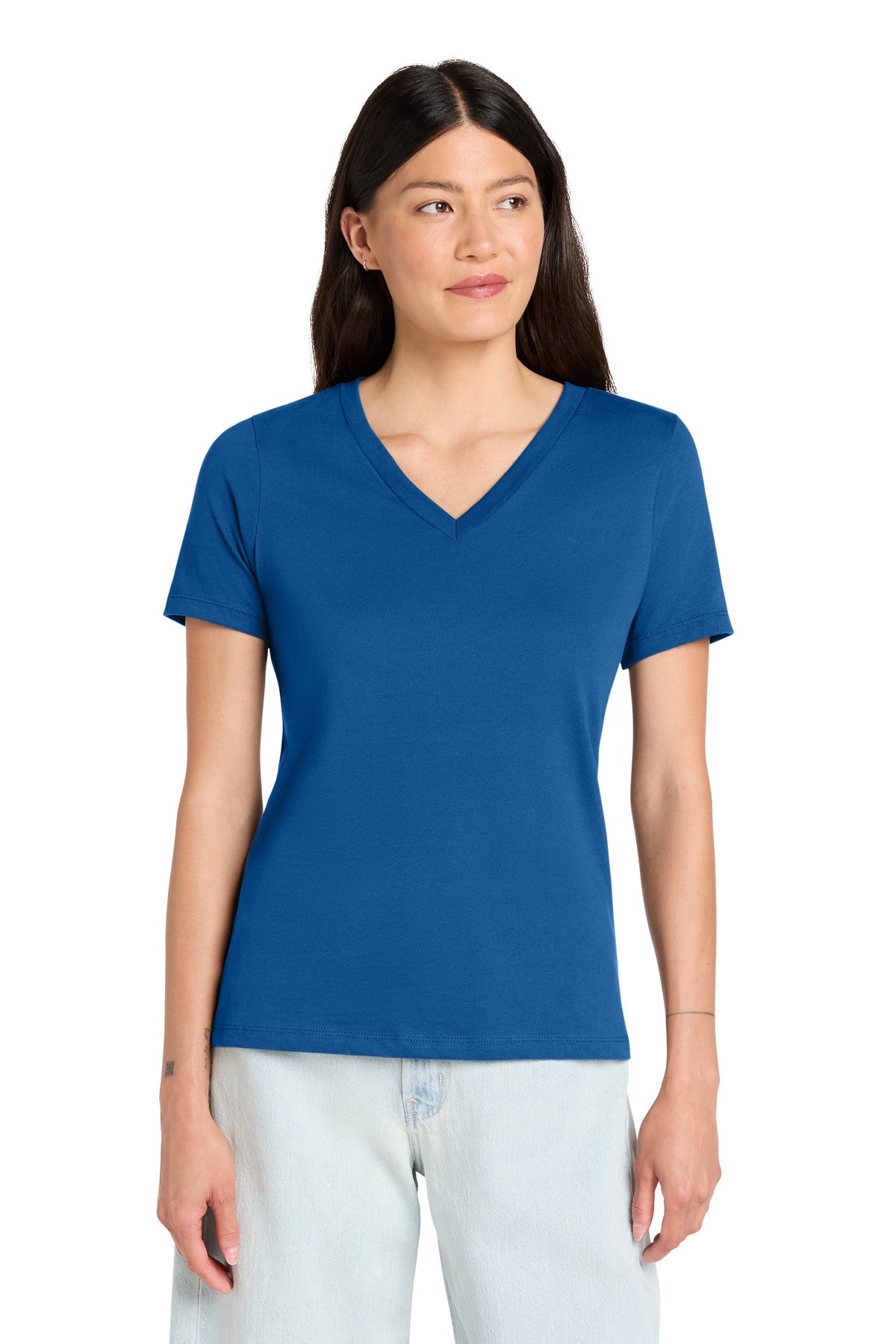 BELLA+CANVAS ® Women's Relaxed Jersey Short Sleeve V-Neck Tee. BC6405