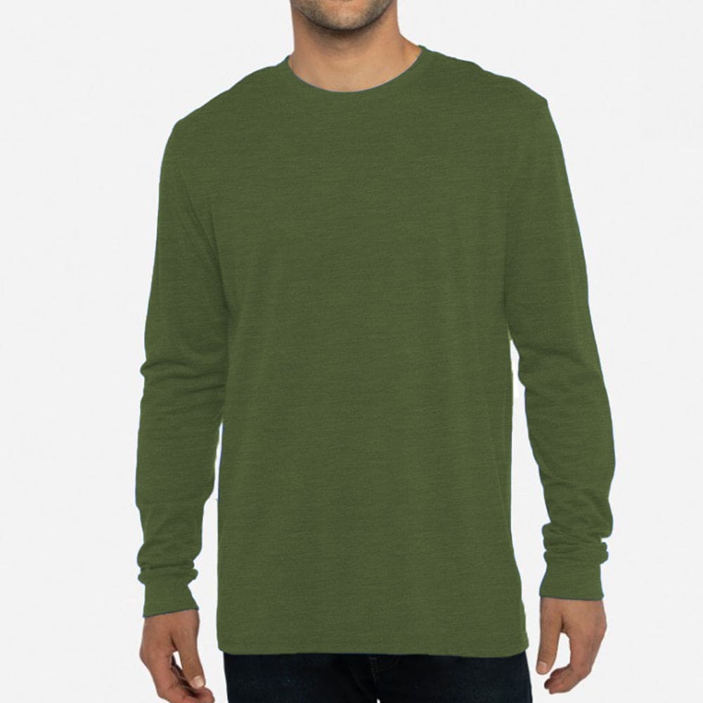 3001 Premium Unisex Long Sleeve Tee - Black