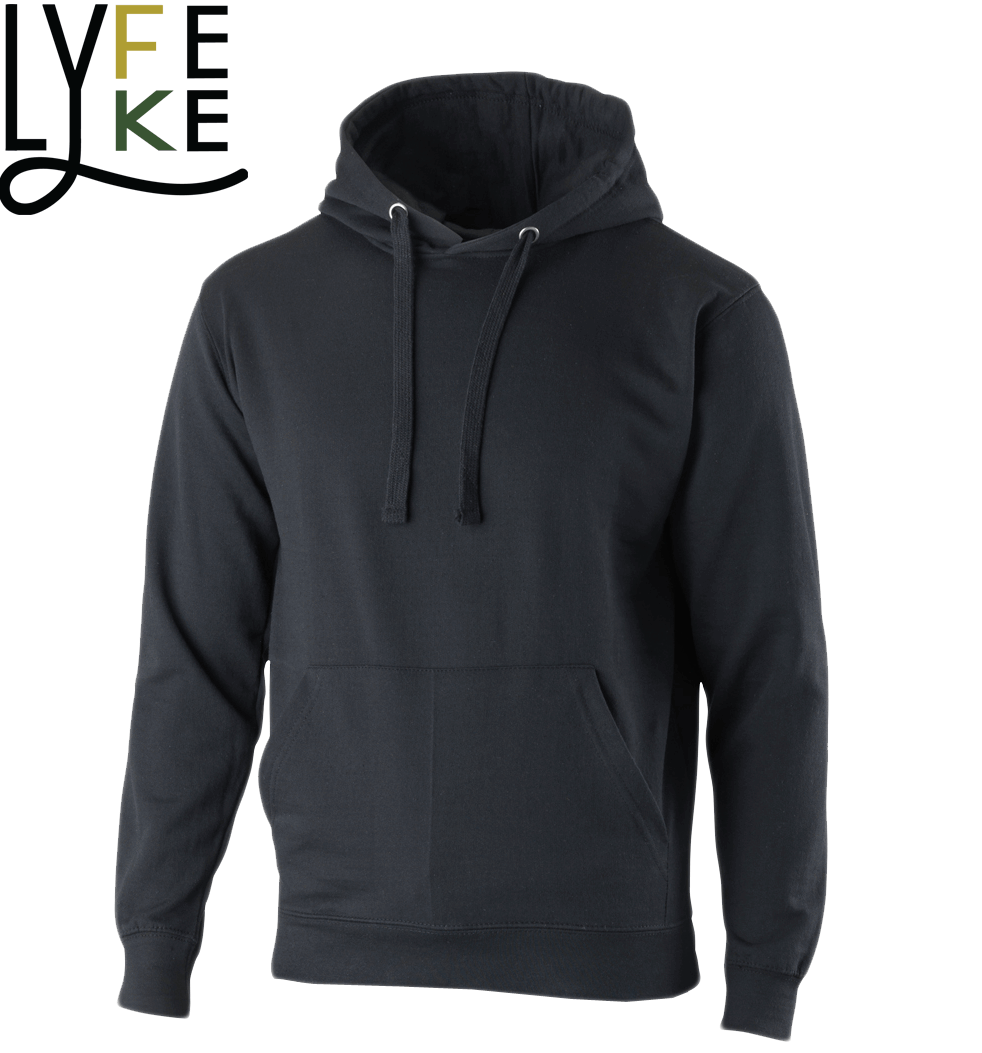 Lot of 48 LyfeLyke Adult Heavy Blend 7.75 oz., 55/45 Promo Hoodie