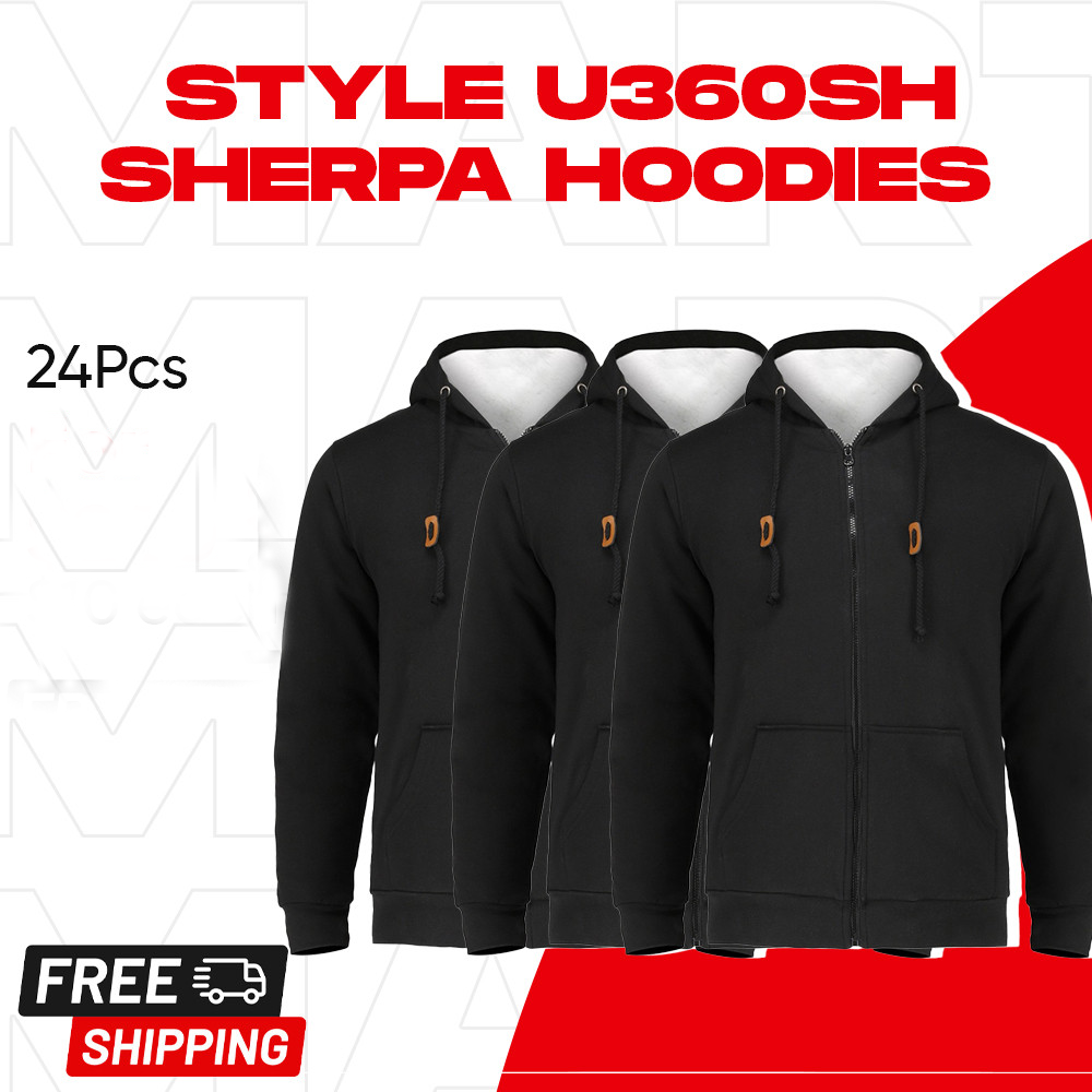 Lot Of 24 Heavy Sherpa Hoodies - LotU360SH