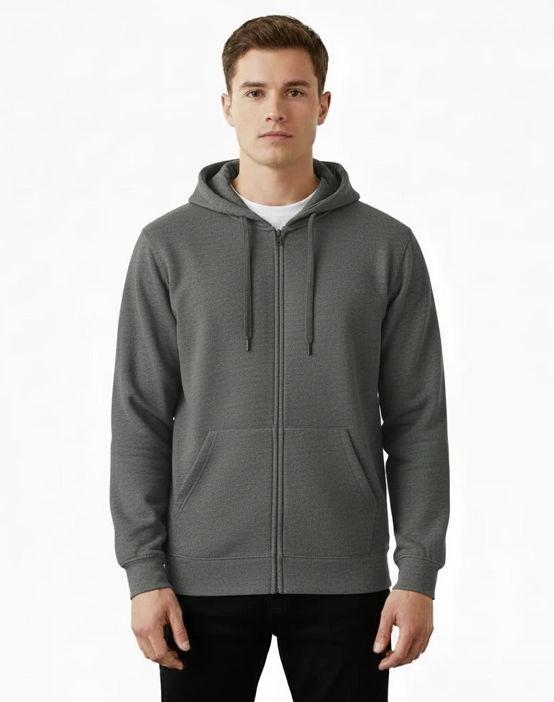 Lyfe Lyke CVC 9 oz Heavy Duty Unisex Cut Zipper Pullover Hoodie